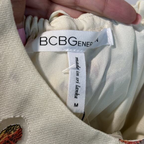 BCBGeneration Floral Burnout Maxi Dress M NWT - Picture 10 of 14